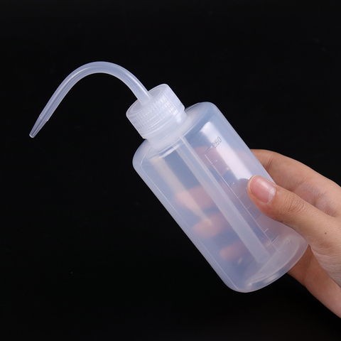 250ml Cosmetic Remover Bottle Elbow Narrow Mouth Long Tube Clean Eyebrow Skin Care Remover Bottle Eyelash Extension Tool ► Photo 1/6