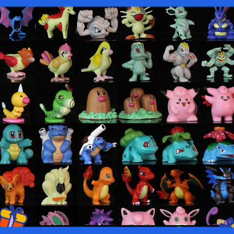 Pokemon First Generation Pikachu Bulbasaur Venusaur Charizard Charmander Bulbasaur Squirtle Wigglytuff Machoke Action Figures ► Photo 1/6