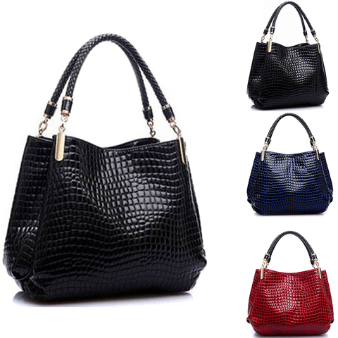 Famous Designer Brand Bags Women Leather Handbags 2022 Luxury Ladies Hand Bags Purse Fashion Shoulder Bags Bolsa Sac Crocodile ► Photo 1/6