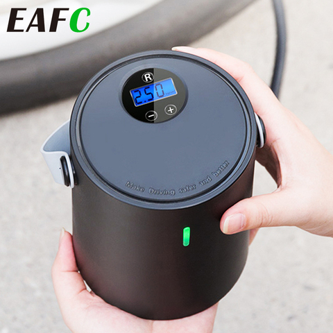Rechargeable Car Inflator Pump 12V 150PSI Portable Digital Air Compressor Auto Tyre Inflator for Auto Motorycycle Bike Ball ► Photo 1/6