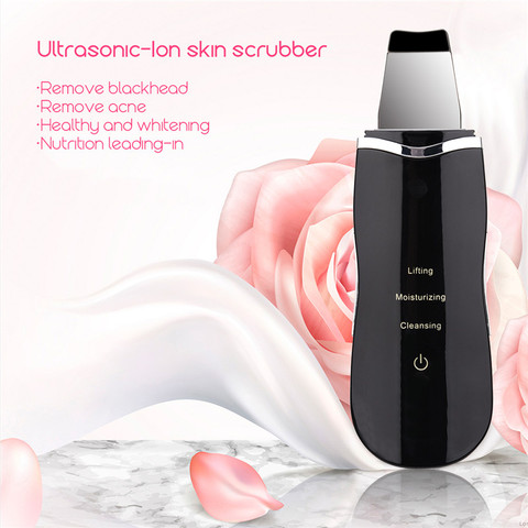 Ultrasonic Deep Face Cleaning Machine Skin Scrubber Remove Dirt Blackhead  Reduce Wrinkles and spots Facial  Whitening Lifting ► Photo 1/6