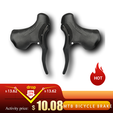 Lightweight Aluminum Bicycle Brake Handle MTB Mountain Bike Cycling Brake Levers Front & Rear Brake Levers Drop Handlebar Set ► Photo 1/6