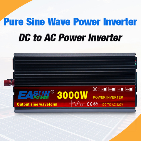Pure Sine Wave Power Inverter 2000W 3000W 4000W 12V 24V 220V