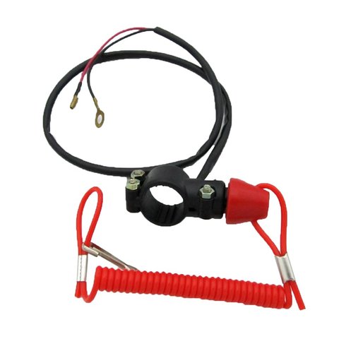 Motorcycle Single Support Flameout Switch Horizon for ATV Beach Bike Outboard Emergency Stop Flameout Switch ► Photo 1/6