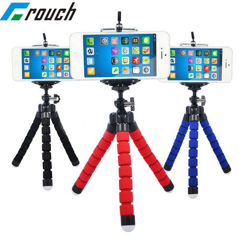 Crouch Phone holder Tripods tripod for phone Mobile camera holder Flexible Octopus Bracket For iPhone Xiaomi Samsung Clip Holder ► Photo 1/6