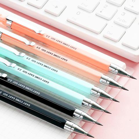 2.0mm 2B Propelling Pencils Candy Color Mechanical Pencil Drawing Writing for Kids Girl Gift School Supplies Students Stationery ► Photo 1/6