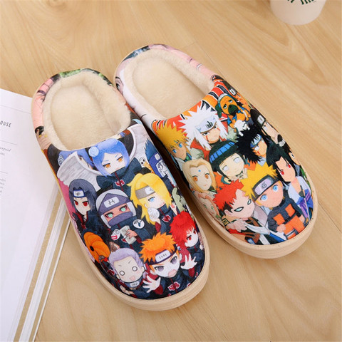 Price history & Review on Anime NARUTO Slippers men Kawaii Japanese Slippers women Cartoon unisex Plush Warm Home lovers Cotton Large size shoes | AliExpress Seller - GKWMZG Surprise Store Alitools.io