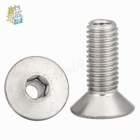 1-5P M4 M5 M6 M8 M10 M12  tainless steel hollow flat head  countersunk head screw Hollow Bolt Lamp Threading Screw Through Hole ► Photo 1/3