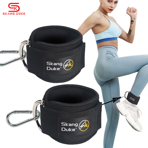 SkangDuke Unisex D-Ring Ankle Weights Adjustable Straps Guard Fitness Sports Gym Bodybuilding Exerciser Power Training Equipment ► Photo 1/6