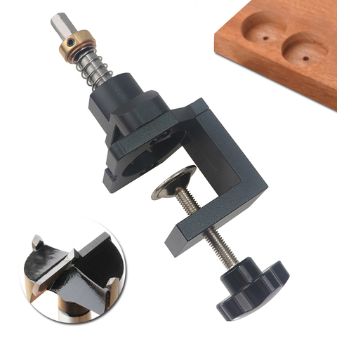 35mm Hinge Hole Drill Guide Locator Wood Drilling Dowel Jig Woodworking Hole Opener For Door Cabinet Hinge Accessories Tools ► Photo 1/6