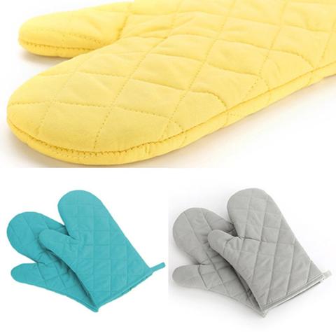 Cotton Oven Mitt Heat Proof Resistant Protector Kitchen Cooking Pot Holder Glove ► Photo 1/5