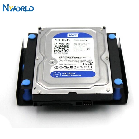 Nworld Shock-Proof 3.5 Hard Disk to 5.25 DVD ROM Bay Mounting Adapter HDD Enclosure ► Photo 1/6