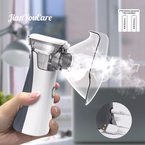 medical Portable silent nebulizer Mini self cleaning Handhold inhalator for kids Adult Atomizer mesh Asthma inhaler inhalador ► Photo 1/6