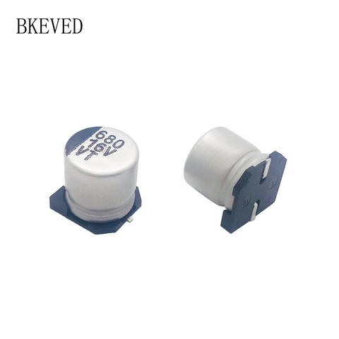 10pcs SMD 6.3V 10V 16V 25V 35V 50V Aluminum Electrolytic Capacitor 1UF 2.2UF 10UF 22UF 33UF 47UF 100UF 220UF 330UF 470UF 1000UF ► Photo 1/1