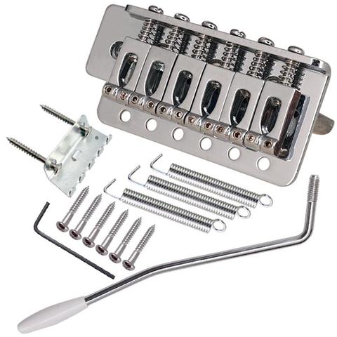 6 Strings Guitar Bridge Saddle Tailpiece for Fender Strat SQ ST Electric Guitar Tremolo Bridge Standard Guitar Accessories ► Photo 1/6