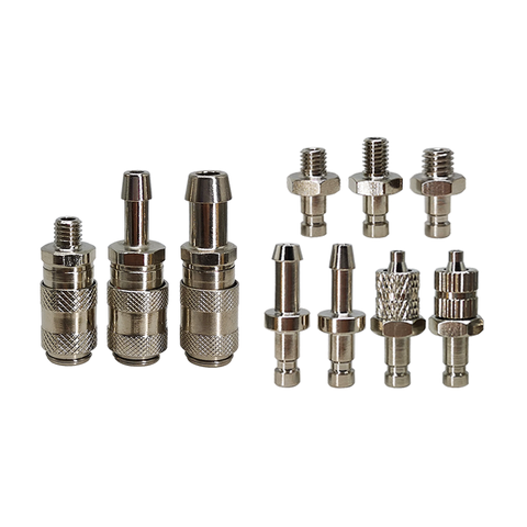 Brass Mini Pipe Fittings Pneumatic / Medical Devices / Notebook Computer Water-cooled Quick Coupling ► Photo 1/4