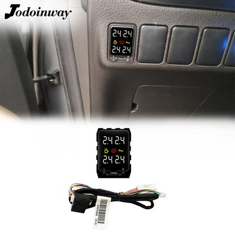 TPMS OBD Tire Pressure Monitoring Alarm System Digital LCD Display For Toyota Corolla Hybrid 2016 RAV4 2017 ► Photo 1/6