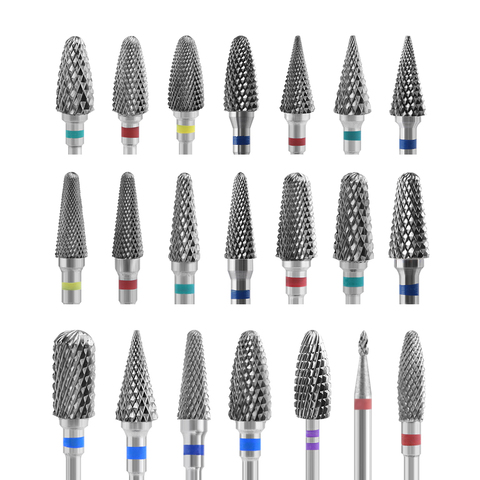 Tungsten Carbide Milling Cutter Burrs Nail Drill Bits Machine Nail Cutter Nail File Manicure For Machine Nail Art Accessories ► Photo 1/6