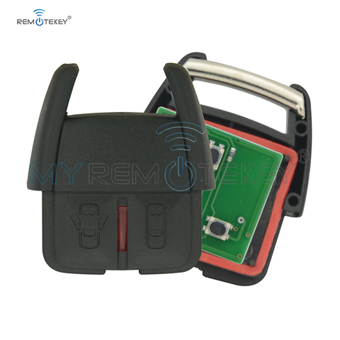 Remtekey 2000 2001 2002 2003 2004 for Opel Vauxhall Holden Astra G Zafira A car key  93176615 fob 2 button 433Mhz remote key ► Photo 1/5