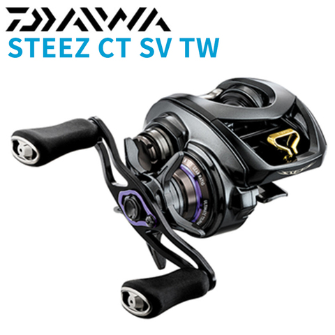 DAIWA STEEZ CT SV TW Baitcasting Fishing Reel 700H 700HL 700XH 700XHL Baitcast Reel 6.3:1/8.1:1 Ratio 4.5kg Drag 12+1BB Wheels ► Photo 1/4