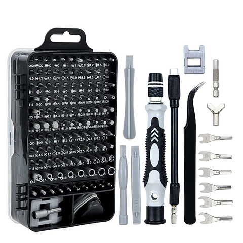 135 in 1 Screwdriver Set Hand Tool Set Phone Computer Repair Tool Kit Mini Magnetic Screwdriver Bit Precision Screwdriver Set ► Photo 1/6