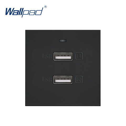 Wallpad Double 2100mA Quick Charing USB Socket 5V Output Function Key For Module only 55*55mm ► Photo 1/6