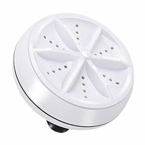 2 in 1 Ultrasonic Turbo Washing Machine Portable Travel Washer Air Bubble And Rotating Mini Washing Machine ► Photo 1/6