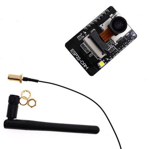 ESP32-CAM with Camera Module OV2640 850nm Night vision Double pass antenna ESP32-S WiFi + Bluetooth Module Camera Module ► Photo 1/4