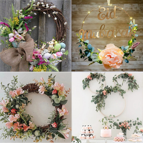 20 PCS Artificial DIY Floral Berry Rattans Wedding Party Bouquet Garland Wreath 