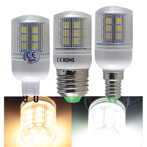 1X ampoules led bulb light E27 E14 E12 B22 GU10 G9 B15 4W corn lamp Ac Dc 12 24 36 volt 12v 24v 36v 48v 60v energy saving bulbs ► Photo 1/6