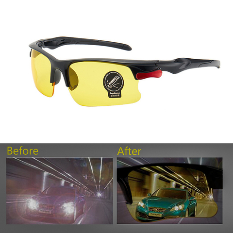 Night-Vision Glasses Protective Gears Sunglasses Night Vision Drivers Goggles Driving Glasses Interior Accessories Anti Glare ► Photo 1/6