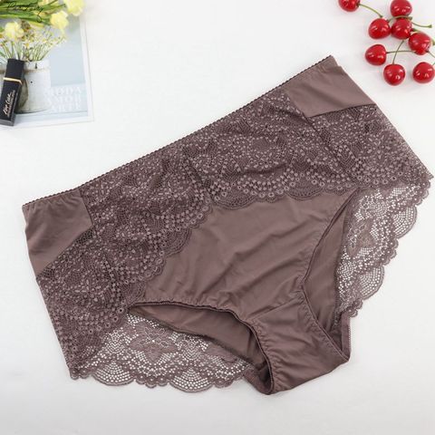 Parifairy Women's Underpants Sexy Floral Lace Briefs Plus Size Panties XL 2XL 3XL 4XL 5XL 6XL Ultra Thin Underwear Sexy Lingerie ► Photo 1/6