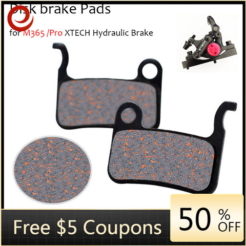 Disk Brake Pads for M365/Pro Scooter XTECH Hydraulic Brake MTB Bicycle Disc Ceramics Semi-Metallic Brake Pads HB100 ► Photo 1/3