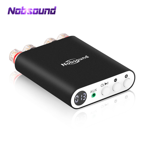 Nobsound TA-21 Mini Bluetooth 5.0 DSP Digital Amplifier Stereo Audio Receiver TPA3221 Integrated Power Amp 100W+100W ► Photo 1/6