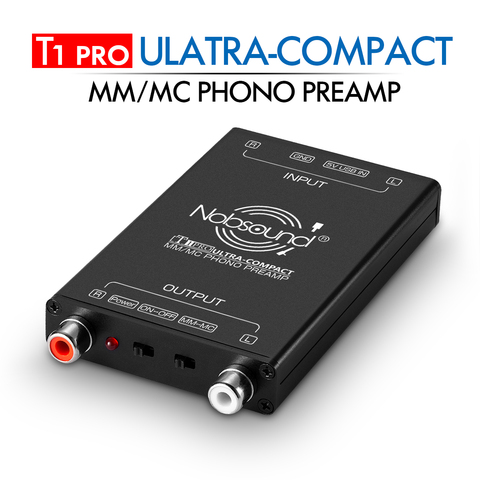 Nobsound HiFi Ultra Compact MM Phono Turntable Preamp Mini Audio Stereo Phonograph Preamplifier For Turntables ► Photo 1/6