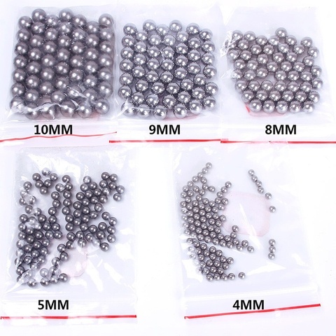 Wholesale Steel Balls Dia 3/4/5/6/8/9/10mm for Hunting Slingshot Stainless Steel Slingshot Steel Ball for Bearing Catapult Bike ► Photo 1/4