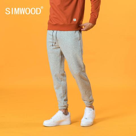 SIMWOOD 2022 Autumn new sweatpants causal comfortable jogger trousers plus size back pockets drawstring plus size pants SJ131038 ► Photo 1/6