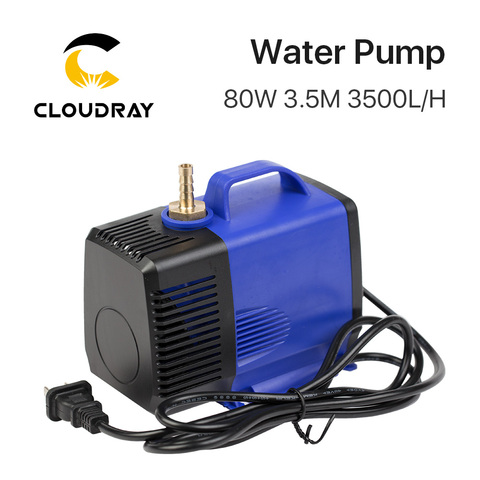 Submersible Water Pump 80W 3.5M 3500L/H IPX8 220V for CO2 Laser Engraving Cutting Machine ► Photo 1/4