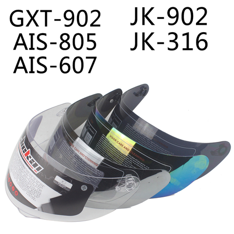 helmet glass for JIEKAI 316 902 model GXT 902 model for K3SV K5 model 4 color available helmet glass ► Photo 1/6