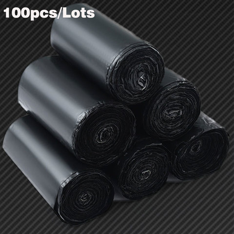 100pcs Black Courier Bags Smooth New PE Plastic Poly Storage Bag Envelope Mailing Bags Self Adhesive Seal Plastic Pouch ► Photo 1/6