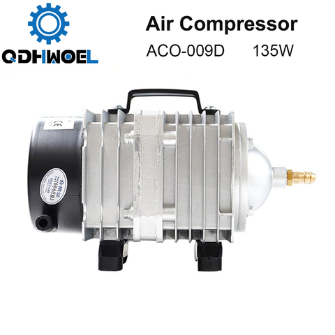 QDHWOEL 135W Air Compressor Electrical Magnetic Air Pump for CO2 Laser Engraving Cutting Machine ACO-009D ► Photo 1/6