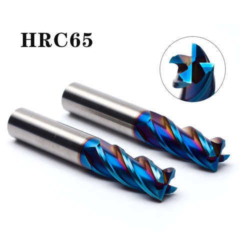 4 Flutes HRC65 Carbide End Mill Alloy Carbide Milling Tungsten Steel Milling Cutter EndMillS CNC Cutting tools ► Photo 1/5