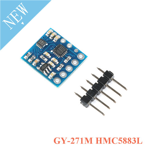 GY-271 GY-271M Compass Sensor Module Electronic Three-axis Magnetic Field Compass Magnetometer Sensor For Arduino ► Photo 1/4