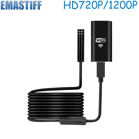 Wireless WIFI Endoscope Camera Waterproof Inspection Mini Camera 8mm USB Endoscope Borescope For Iphone Android PC IOS APP ► Photo 1/6