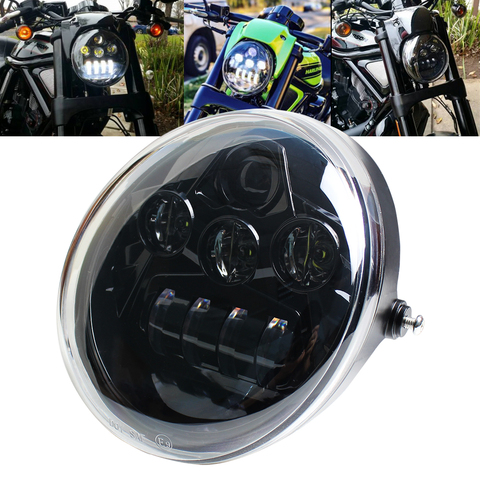 V rod 60w Motorcycle Headlight Faro Moto For V Rod VRSCF VRSC VRSCR 2002-2017 ► Photo 1/6