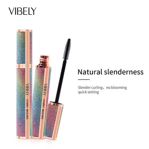 Leezi Starry Sky 4D Silk Fiber Mascara Waterproof Rimel Maquiagem Long Thick Curling Lashes Mascara Eyelash Extension TSLM1 ► Photo 1/6