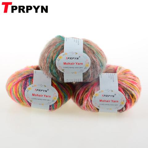 1Pc=25g Long Plush Cashmere Mohair Yarn Anti-pilling Fine Quality Hand-Knitting Thread for Cardigan Scarf Suitable for Woman ► Photo 1/6