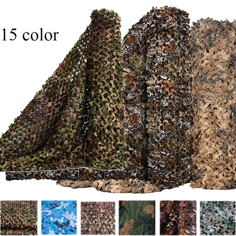 Camouflage Netting 1.5M*2 3 4 7 8 10M CamoSystems Camo Netting mesh camouflage Camouflage Net shade awning bulk roll hunting ► Photo 1/6
