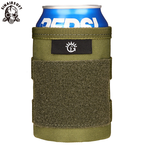 Tactical Army Sports Bag Beer Taschen Bottle Cover Military Mini Miniature Molle Personal Drink Set Outdoor Camping Hunting Bags ► Photo 1/6