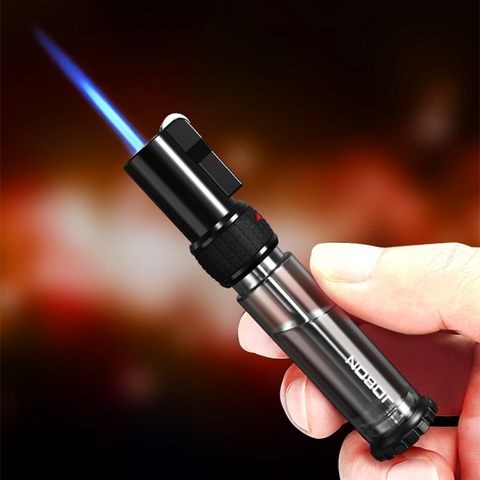 2022 New Jobon Jet Flint Lighter Windproof Gas Torch Lighter Inflated Butane Metal Grinding Wheel Lighter Christmas Gift Men ► Photo 1/6